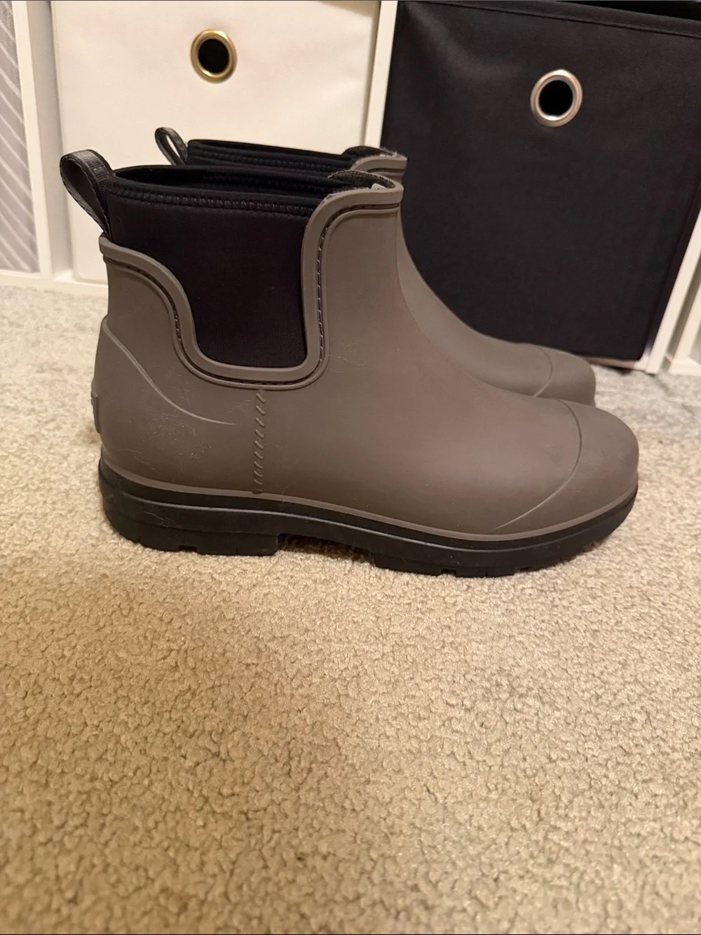 UGG Taupe Waterproof Ankle Boots